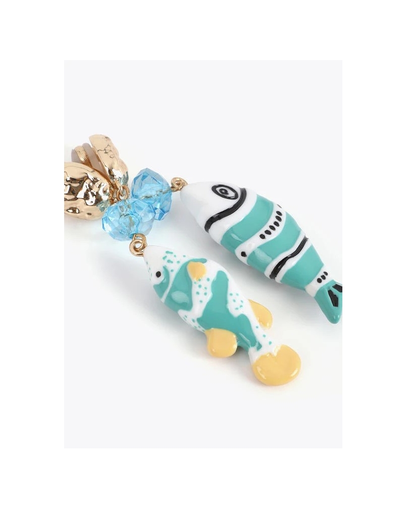 Lola Casademunt Earrings fish multicolor