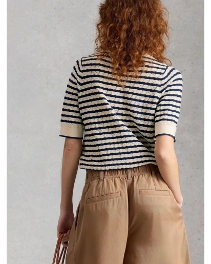WHITE STUFF White Stuff Holly pointelle tee