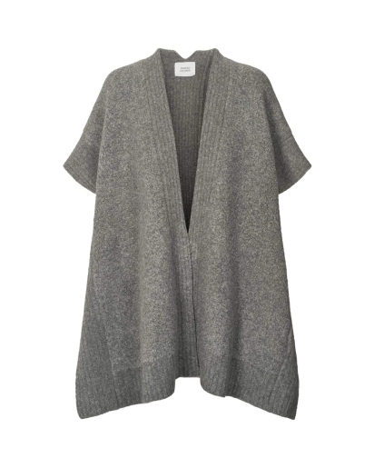 RABENS SALONER DORRIS SHEEP KNIT CAPE