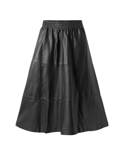 DEPECHE Depeche Evelyn leather skirt