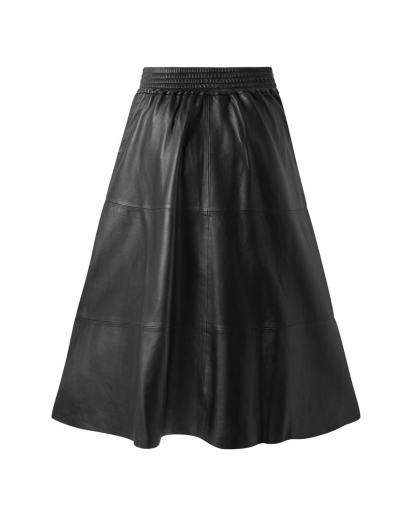 DEPECHE Depeche Evelyn leather skirt