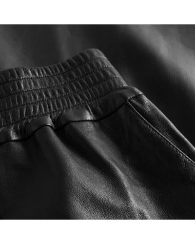 Depeche Evelyn leather skirt black