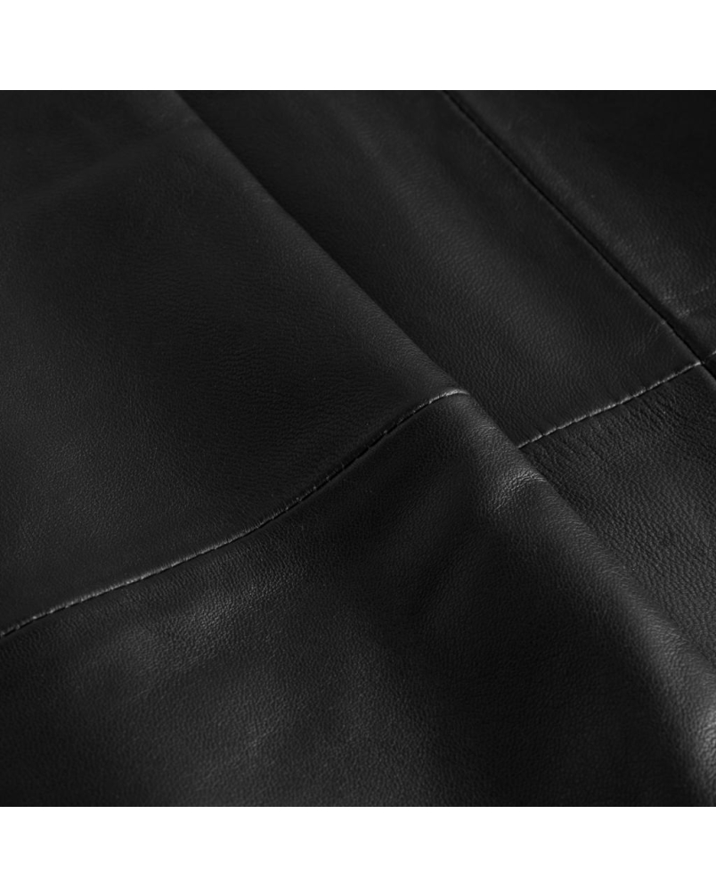 Depeche Evelyn leather skirt black