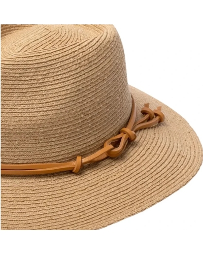 House of Ord Sandbar Raffia Braid Fedora naturel