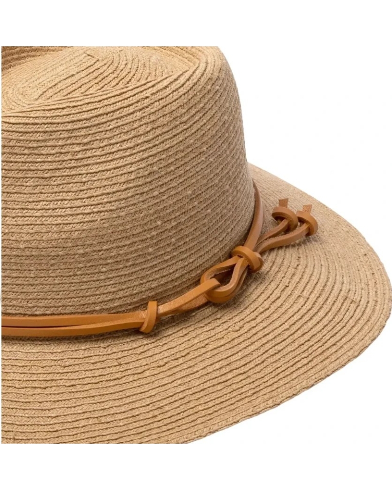 House of Ord Sandbar Raffia Braid Fedora naturel