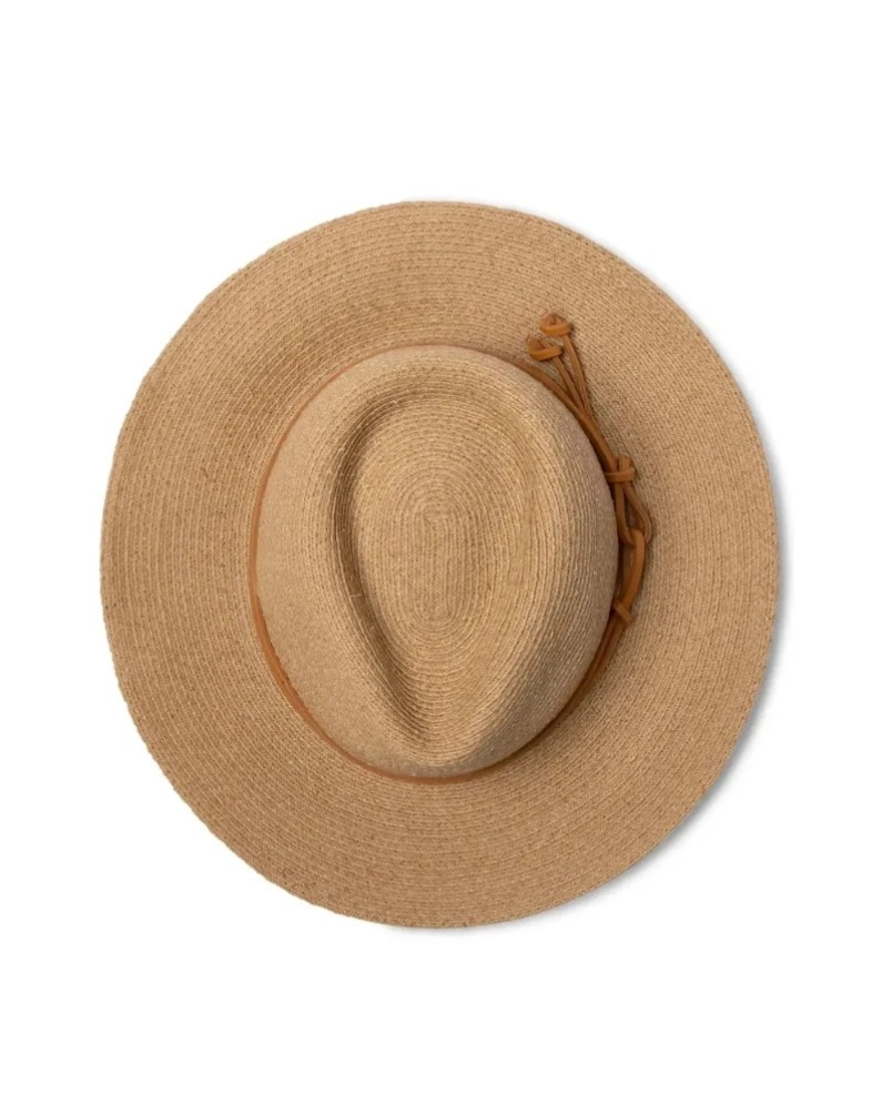 House of Ord Sandbar Raffia Braid Fedora naturel