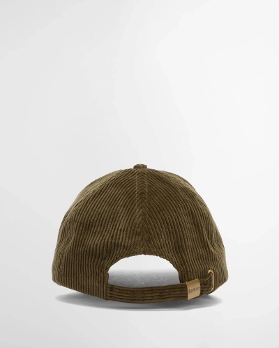 Barbour Preston cord cap ol51 olive