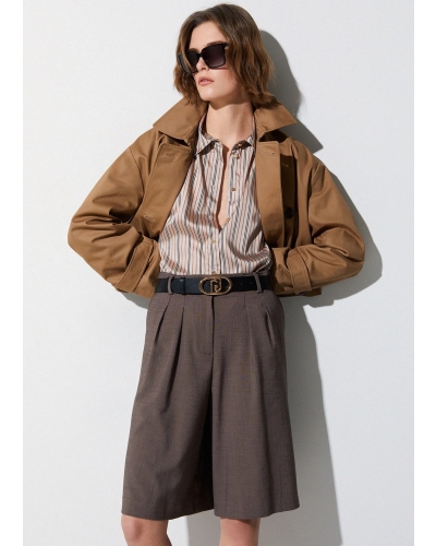 Liu Jo Mélange shorts brown pepe melange