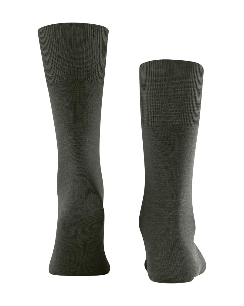 Falke Airport heren sokken green melange