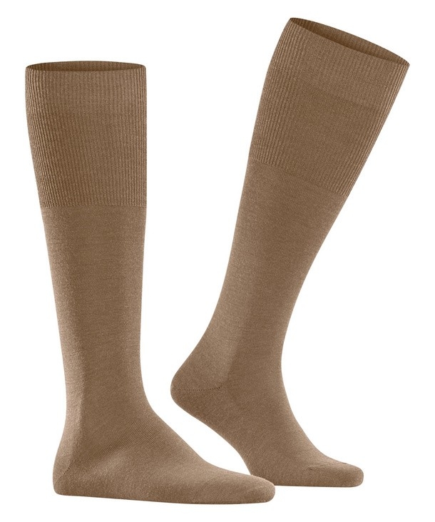 Falke Airport heren kniekousen camel
