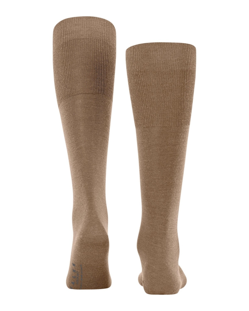 Falke Airport heren kniekousen camel