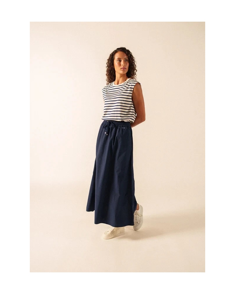 Saint James Albane skirt marine