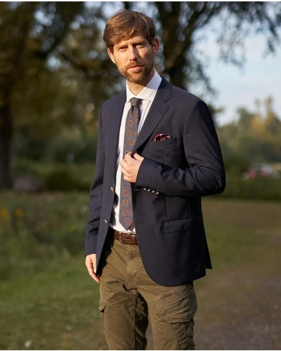 Wellington of Bilmore Mensclub regular fit blazer navy