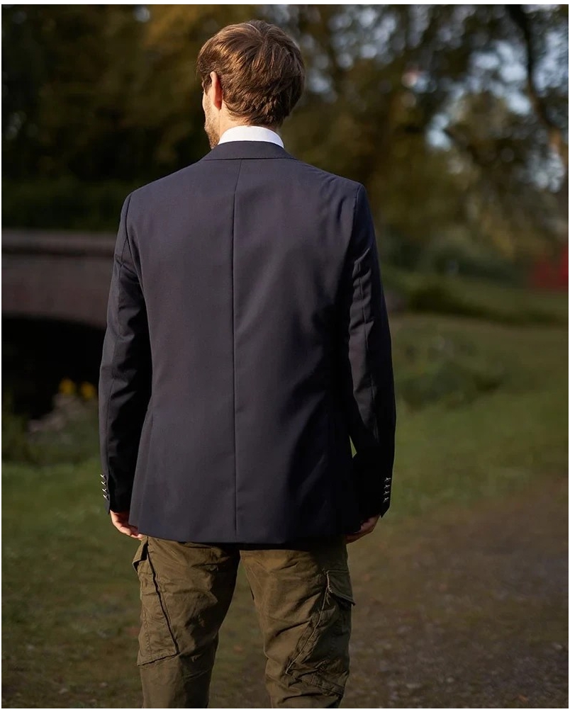 Wellington of Bilmore Mensclub regular fit blazer navy