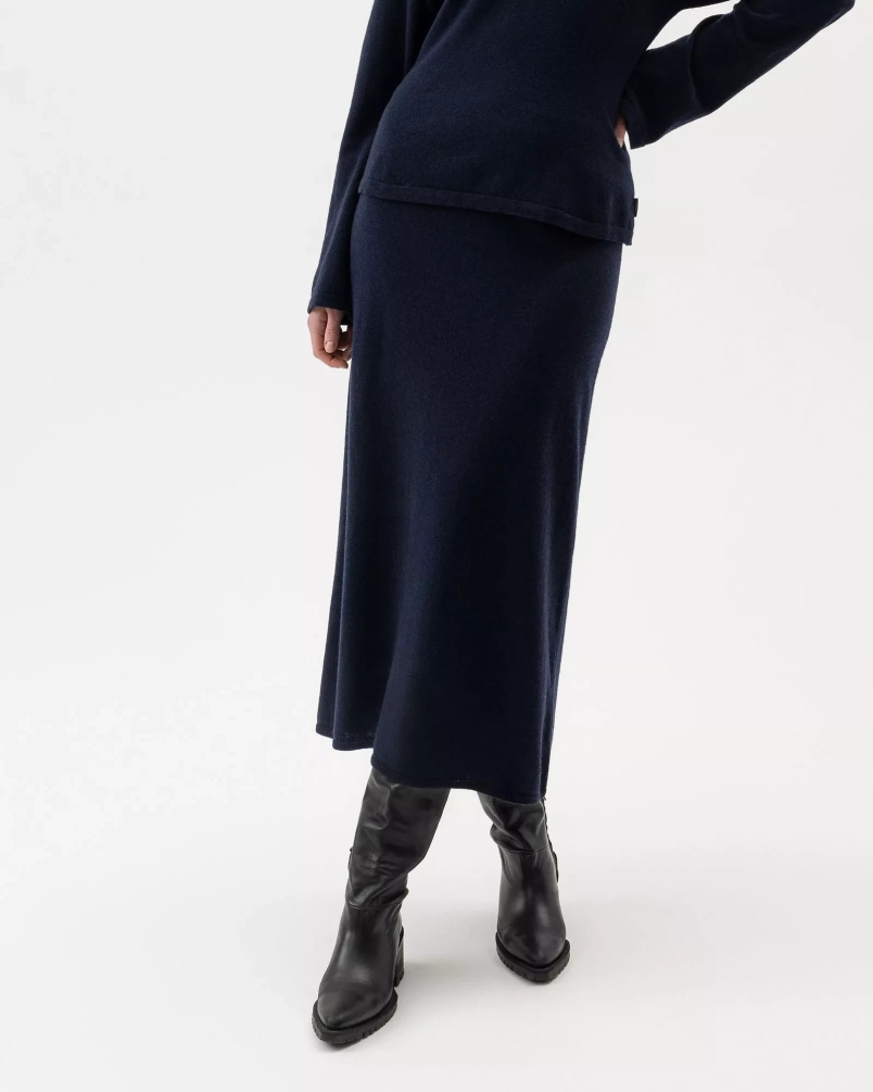 Holebrook Wendela skirt dark navy