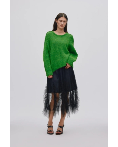 RABENS SALONER Rabens Saloner Glenda frilly tulle skirt