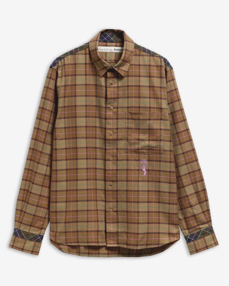 Barbour x Paul Smith Tartan shirt ps muted