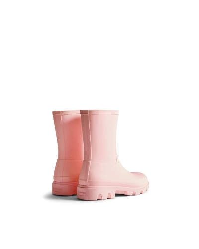 Hunter Downpour short boot parfait pink