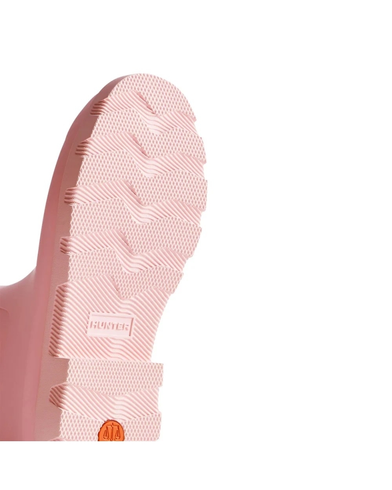 Hunter Downpour short boot parfait pink
