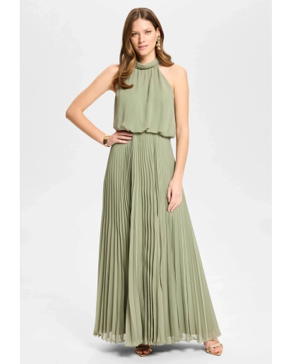SWING Swing Evening dress made of chiffon with pleated skirt