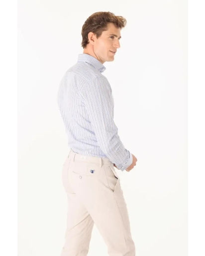DE VENT De Vent Luke double cuff royal stripe