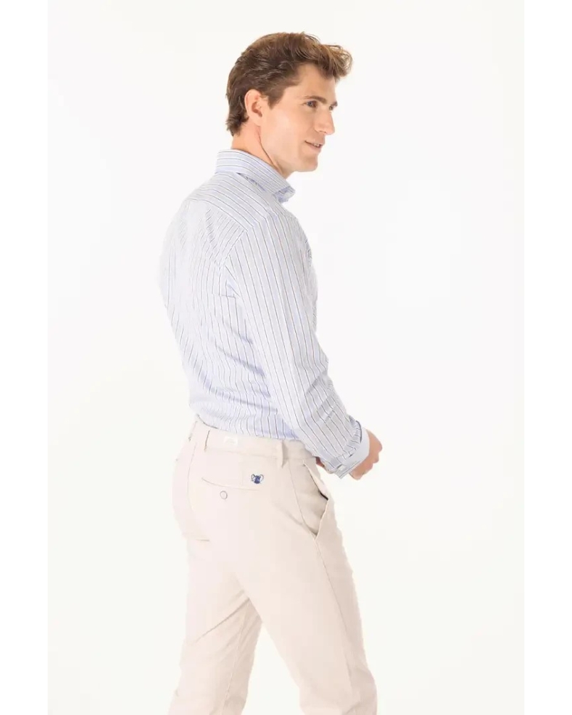 De Vent Luke double cuff royal stripe royal stripe l