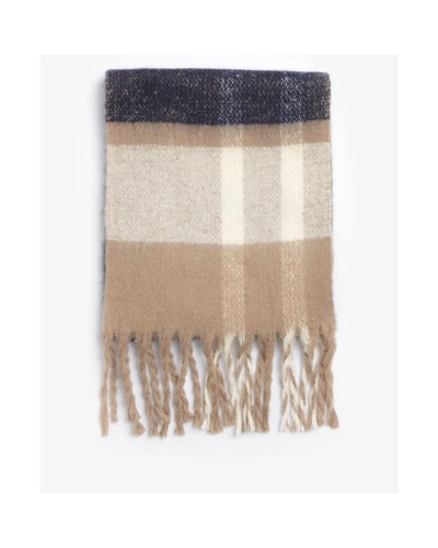 Barbour Isla tartan boucle scarf trench tartan trench tartan