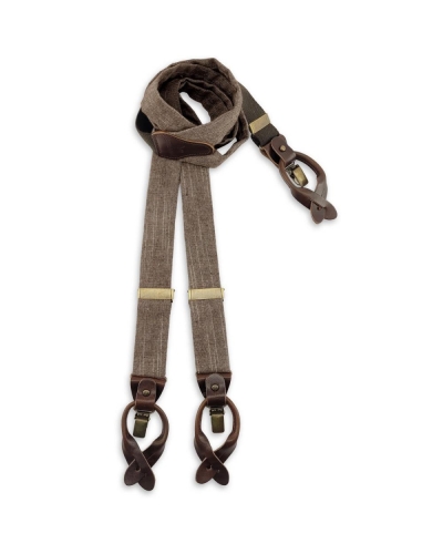 Sir Redman Bretels Linen Love brown