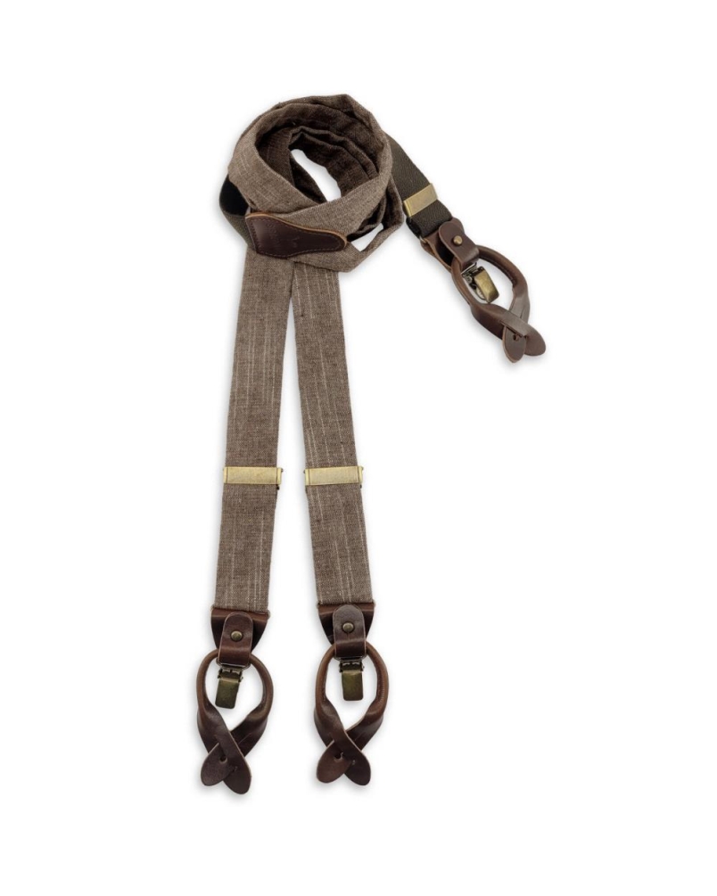 Sir Redman Bretels Linen Love brown