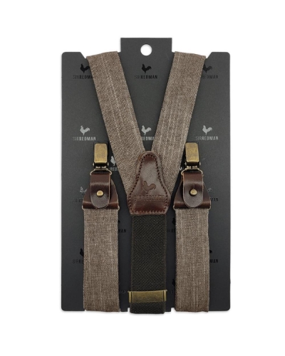 Sir Redman Bretels Linen Love brown