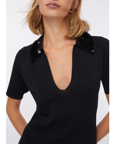 Liu Jo dress with sequins nero