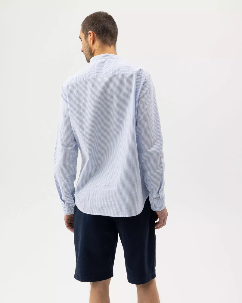 Holebrook Jan collarless shirt