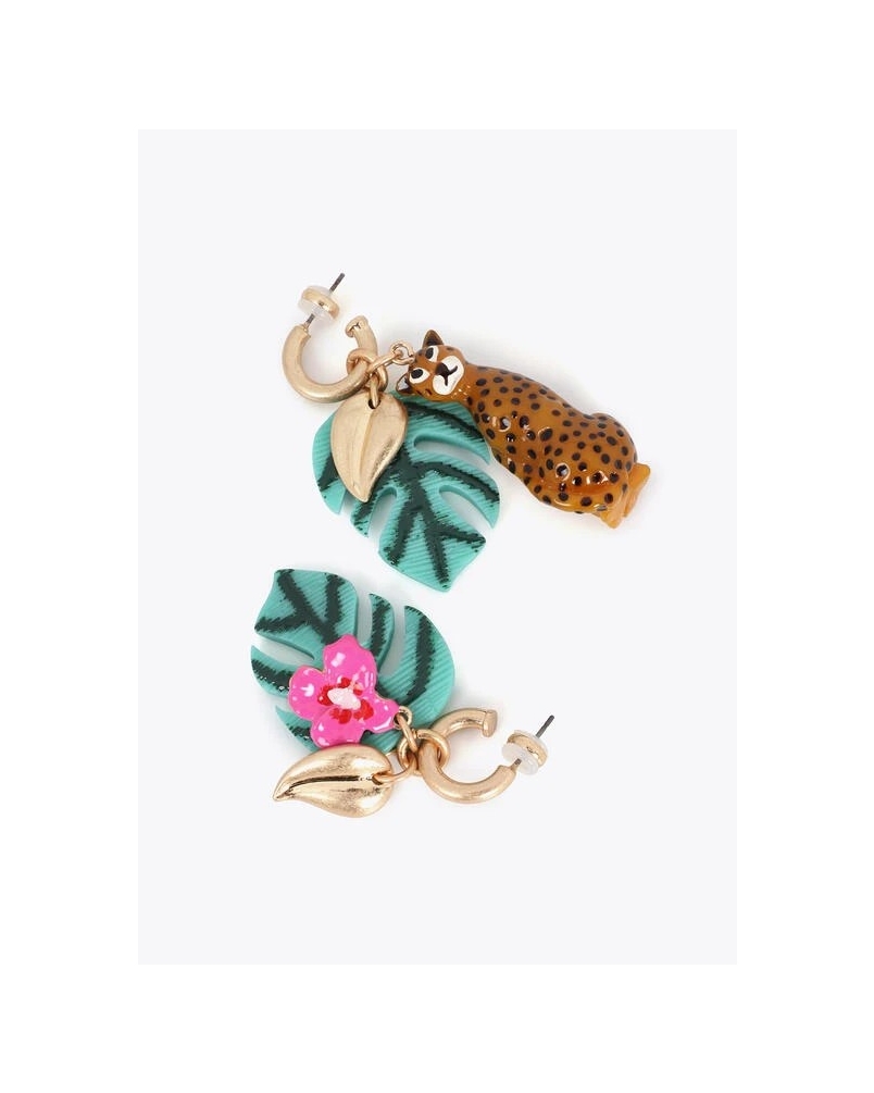 Lola Casademunt Earrings jungle metal/multicolor