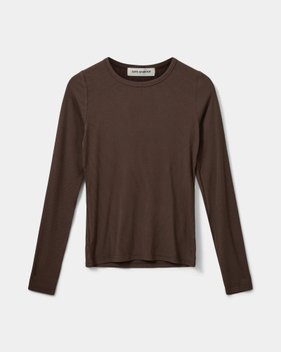 Sofie Schnoor Petricia t-shirt long sleeve brown fudge