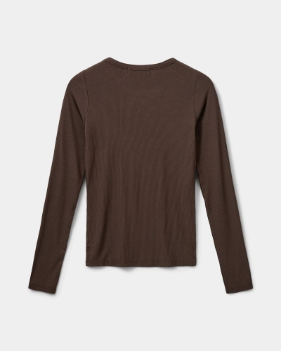 Sofie Schnoor Petricia t-shirt long sleeve brown fudge