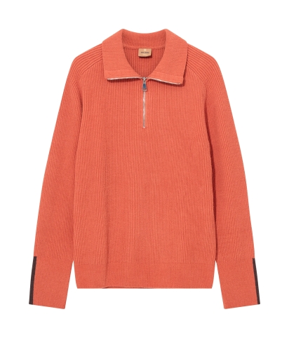 MOS MOSH GALLERY Mos Mosh Gallery Porter soft quater-zip knit
