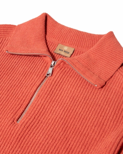 MOS MOSH GALLERY Mos Mosh Gallery Porter soft quater-zip knit