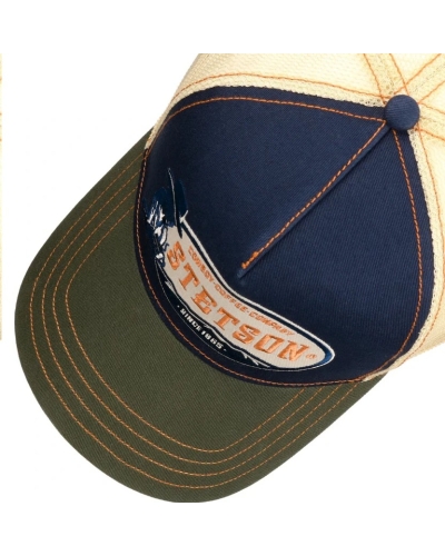 Stetson Trucker cap cowboy coffee 52 - olive/navy