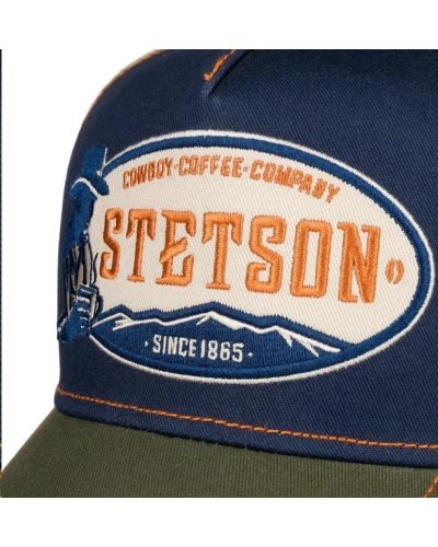 Stetson Trucker cap cowboy coffee 52 - olive/navy