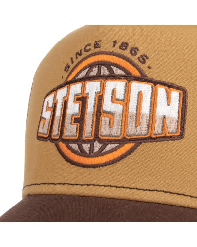 Stetson Trucker Cap Classic Globe 67 - brown