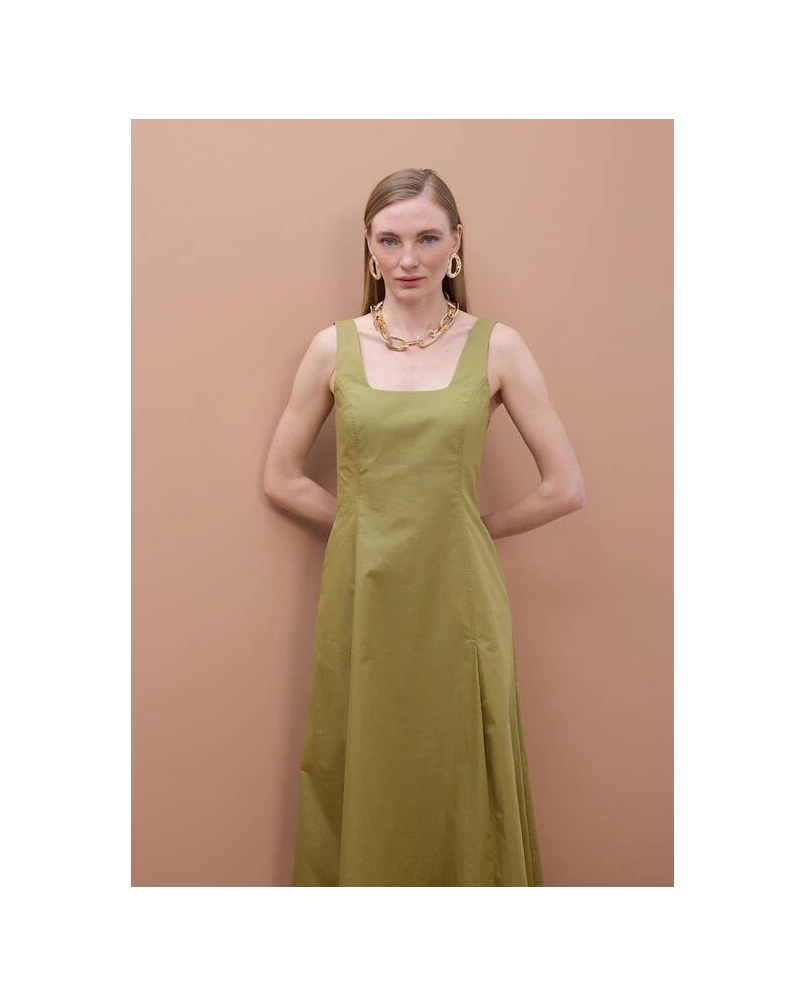 Lola Casademunt Fitted dress khaki khaki