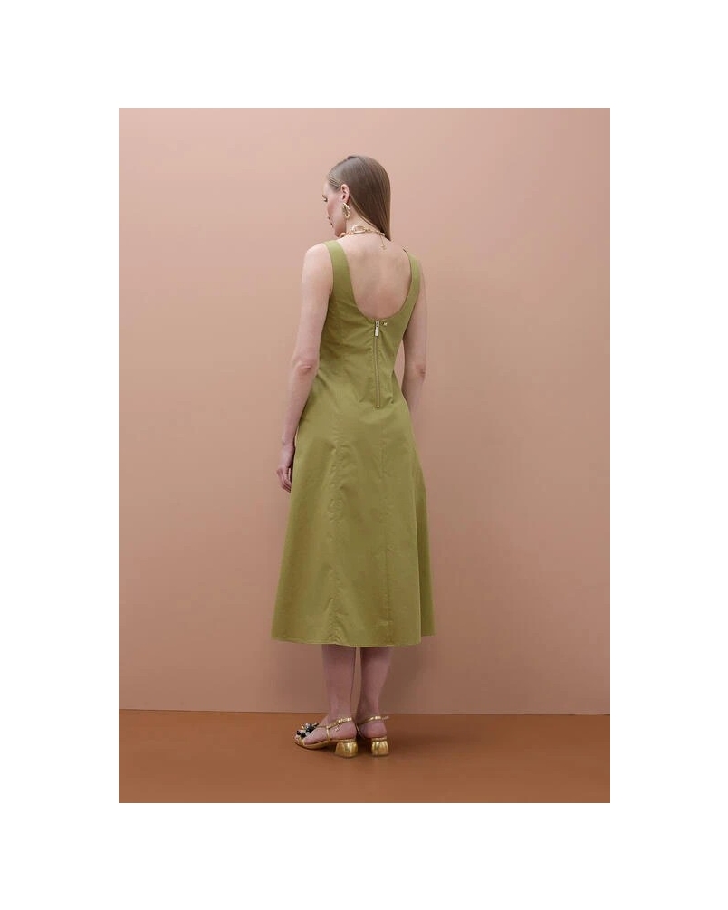 Lola Casademunt Fitted dress khaki khaki
