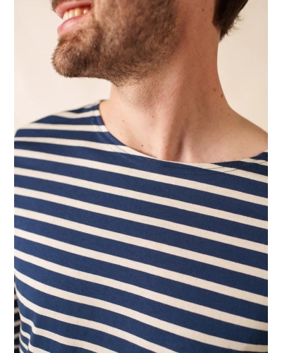 Saint James Minquiers stripe marine ecru ecru/marine