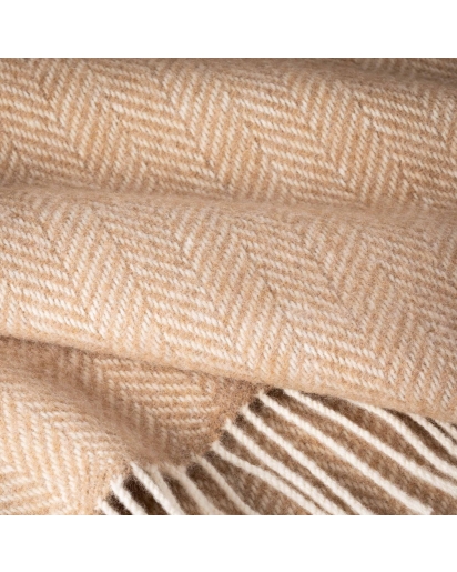 JOHN HANLY John Hanly Merino cashmere throw
