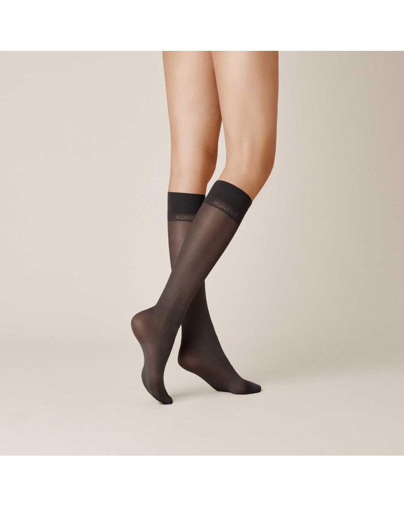 Kunert Satin look 40 kniekousen black-