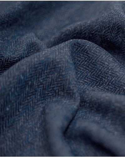 Wellington of Bilmore Wales blue herringbone