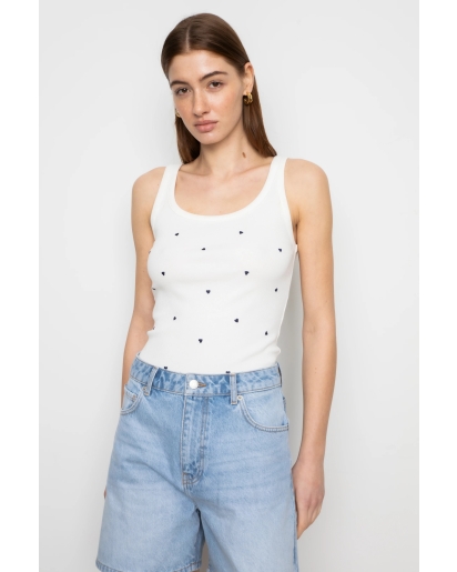 CAMILLA PIHL  Camilla Pihl Pam rib singlet navy
