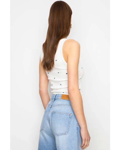 CAMILLA PIHL  Camilla Pihl Pam rib singlet navy