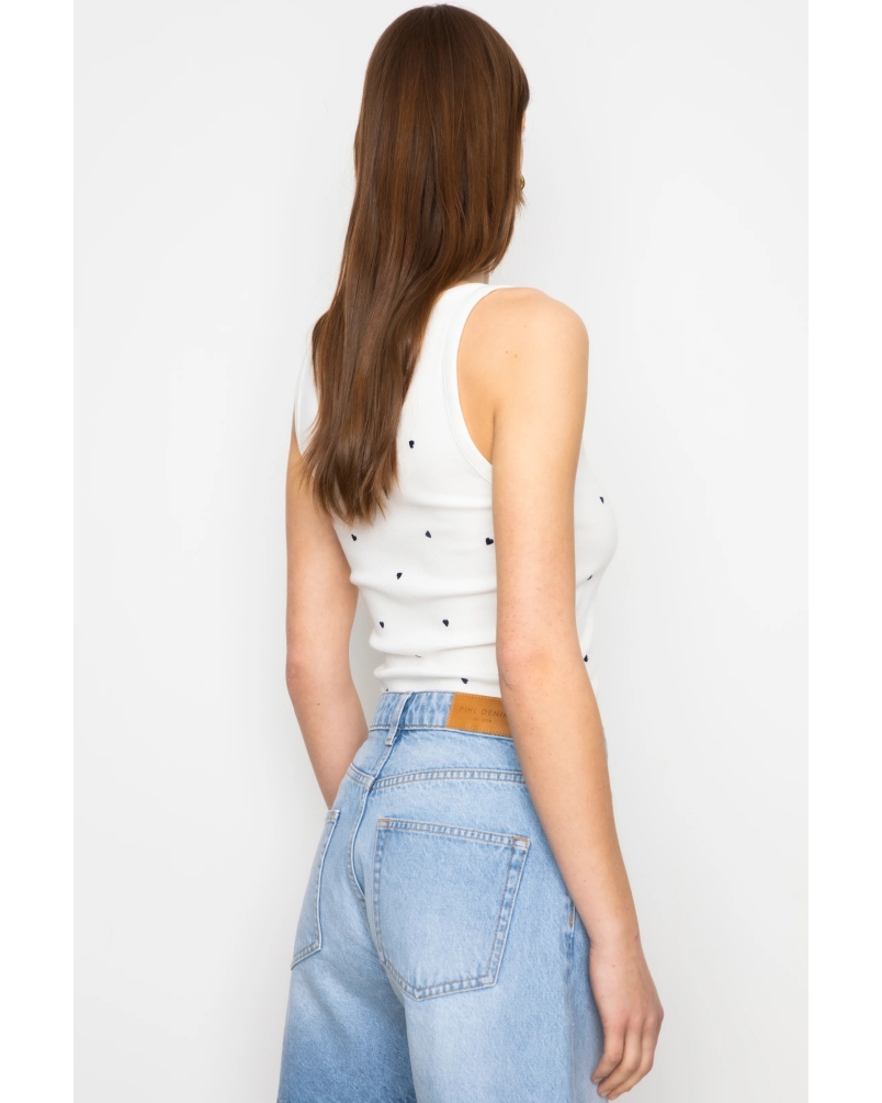 Camilla Pihl Pam rib singlet navy navy