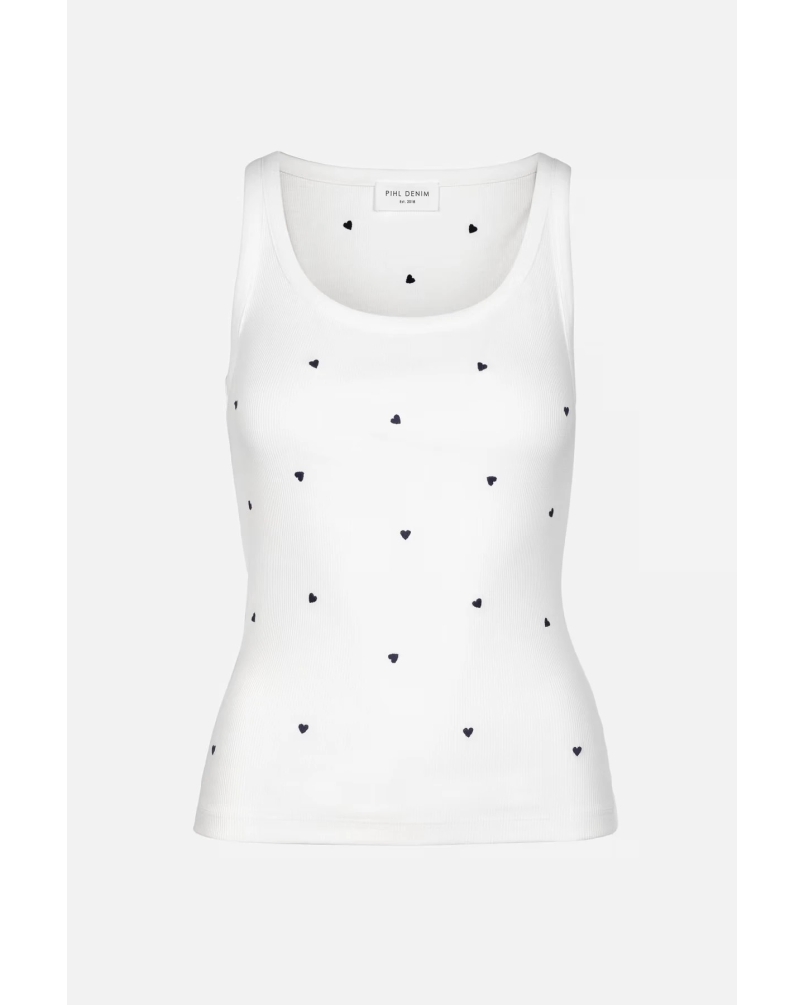 Camilla Pihl Pam rib singlet navy navy